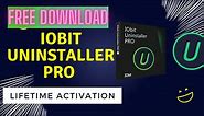 iobit uninstaller pro with key and crack lifetime Activation