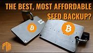 The Most Affordable, Safest, & BEST Bitcoin Wallet Backup?! We Compare Two Of The Top Steel Backups