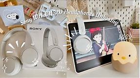 Sony WH-CH520 (White) Wireless Headphones | Aesthetic Unboxing 🎧✨