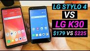 LG Stylo 4 vs LG K30 - Bigger, Better, and Cheaper!