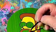 Ned Flanders #satisfying #asmr #art #simpsons | Fox Woodwork