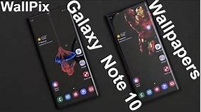 Best Wallpapers Application Made For The Samsung Galaxy Note 10 And Note 10 Plus From Wall Pix