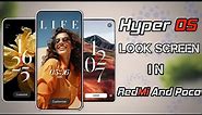 Create Amazing Animated Lock Screen From HyperOS | HyperOS Lock Screen | Lock Screen Customisation