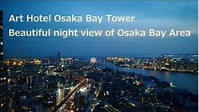 Art Hotel Osaka Bay Tower, Japan - Beautiful night view of Osaka Bay Area