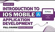 Introduction to iOS Mobile Application Development || iOS Development FULL COURSE || Course No 1