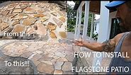 How to install a Flagstone Patio. Back to my Roots