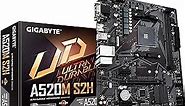Gigabyte A520M S2H (AMD Ryzen AM4/MicroATX/4+3 Phases Digital PWM/Gigabyte Gaming GbE LAN/NVMe PCIe 3.0 x4 M.2/3 Display Interfaces/Q-Flash Plus/RGB Fusion 2.0/Motherboard)