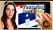 Vectoring an iMac with the Pen Tool | Illustrator on iPad