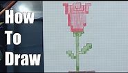 How To Draw an 8-bit Rose