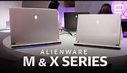 Dell Alienware M series (m18 & m16) and X series (x16 & x14) first look at CES 2023