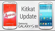 Galaxy S3 (I9300) Kitkat 4.4 Update (Samsung Touchwiz based) - How to Flash/Install