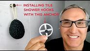 TileWare Products Tile Shower Hooks - How to Install our PermaTile Waterproof Anchors with Thinset