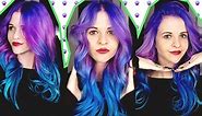 Hair Dye Tutorial: Arctic Fox Purple to Teal Color Melt