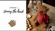 How to join the bear head / Сшиваем голову мишки тедди / Sewing plush toy for beginners