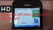Turn your old nokia mobile into moving wifi hot spot to share internet