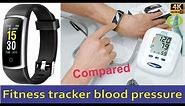 Fitfort (Amazon) fitness tracker blood pressure compared to clinical blood pressure machine.