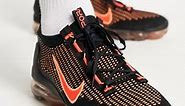 Nike Air Vapormax 2021 flyknit trainers in black and orange | ASOS