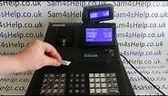 How To Use Sam4S NR-500 / NR-510R / NR510R / NR510 Cash Register Cashier User Guide Instructions