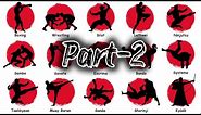 Every MAJOR MARTIAL ART STYLE Explained In 10 Minutes - Part 2