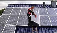 Installation of a Sharp Solar Power Plant