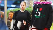 Pregnant Bhad Bhabie Keeps Her Baby Bump Under Wraps & Is Asked About Only Fans & More In BH