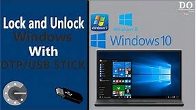 Login into Windows With OTP/ USB thumb Drive Instead Of Password || Two-factor authentication