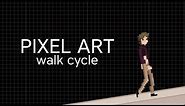 Pixel Art Walk Cycle Reference