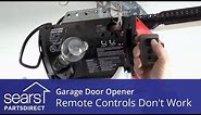 How to Fix a Garage Door Opener that Won't Open the Door: Opener Remotes Don't Work