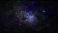 8K Flying Into Blue Nebula / 8k Footage / 8k Space / 8k Nebula / 7680×4320