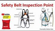 Full Body Harness Detailed Explanation With Check Sheet
