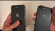 iPhone 8 Plus Space Grey vs iPhone 7 Plus Black - Comparison