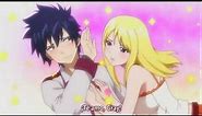 Fairy tail 161 lucy and Gray scene