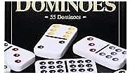 Cardinal Classics Double Nine Dominoes Set in Storage Tin, Dominoes for Kids, Family Games, Adult Games, Dominoes Set for Adults and Kids Ages 8+