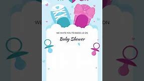Baby Shower Invitation Video Templates || Baby Shower Video || Animated Baby Shower Template | AG