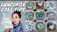 TOP TIPS FOR LUNCHBOX CAKES | MINI CAKES