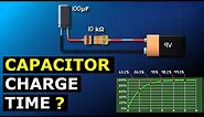 Capacitor charge time calculation - time constants