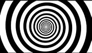 Mesmerizing video | Black and white spiral circles
