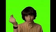 Finn Wolfhard snapping his fingers