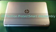 HP Pavilion ProtectSmart laptop disassembly