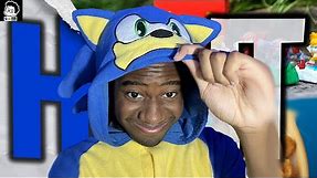 I Spent the Day in a Sonic Onesie.