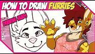 【How To Draw Furries】 Head Tutorial