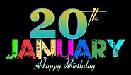 🌸20 January birthday status🥀 | 20 January happy birthday status😍 | 20 January birthday wishes❣️