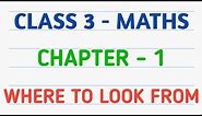 Class 3 Maths | Chapter 1 – Where To Look From | CBSE | NCERT | GeopByte