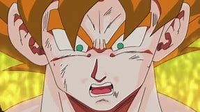 DBZ Kai - Goku Turns Super Saiyan (With Faulconer Music)