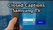 How to Turn On Subtitles on Samsung Smart TV!