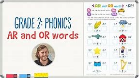 Grade 2: Phonics - AR and OR words | Kids Academy