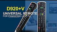 Universal for Panasonic TV Remote Control D920+V.