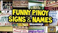 #5 FUNNY SIGNS IN THE PHILIPPINES. FUNNY SIGNAGES. FUNNY NAMES. FUNNY BILLBOARDS.
