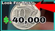 10 Cent Australia most valuable 10 Cent Coin worth up to $.40,000 Look For This!