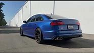 JHM AUDI C7-C7.5 S6 4.0T - 3" PERFORMANCE (RACE) VALVED CAT-BACK EXHAUST